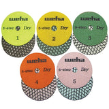 Weha 5-Step Dry Diamond Polishing Pad System for Granite
