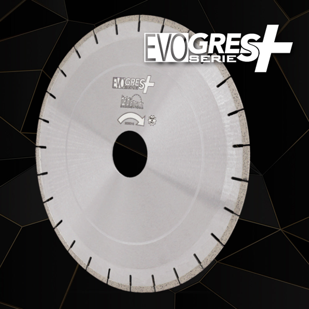 Italidiamant EvoGres Plus Series Diamond Cutting Blades for Ceramic Compact Surfaces