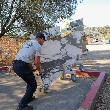 Omni Cubed Pro-Cart AT4 — 1,200 lb All-Terrain Slab Cart with Quick Release Speed Clamp — product image