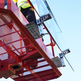 Omni Cubed EZ Ledge Glass Lifter  Boom Lift Glass Installation Tool - side view