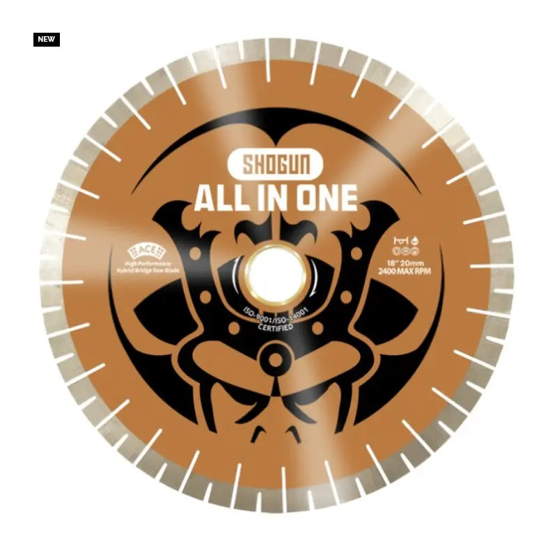 Shogun All In One 16" x .125 x 20MM Bridge Saw Blade — Straight & Miter Cut