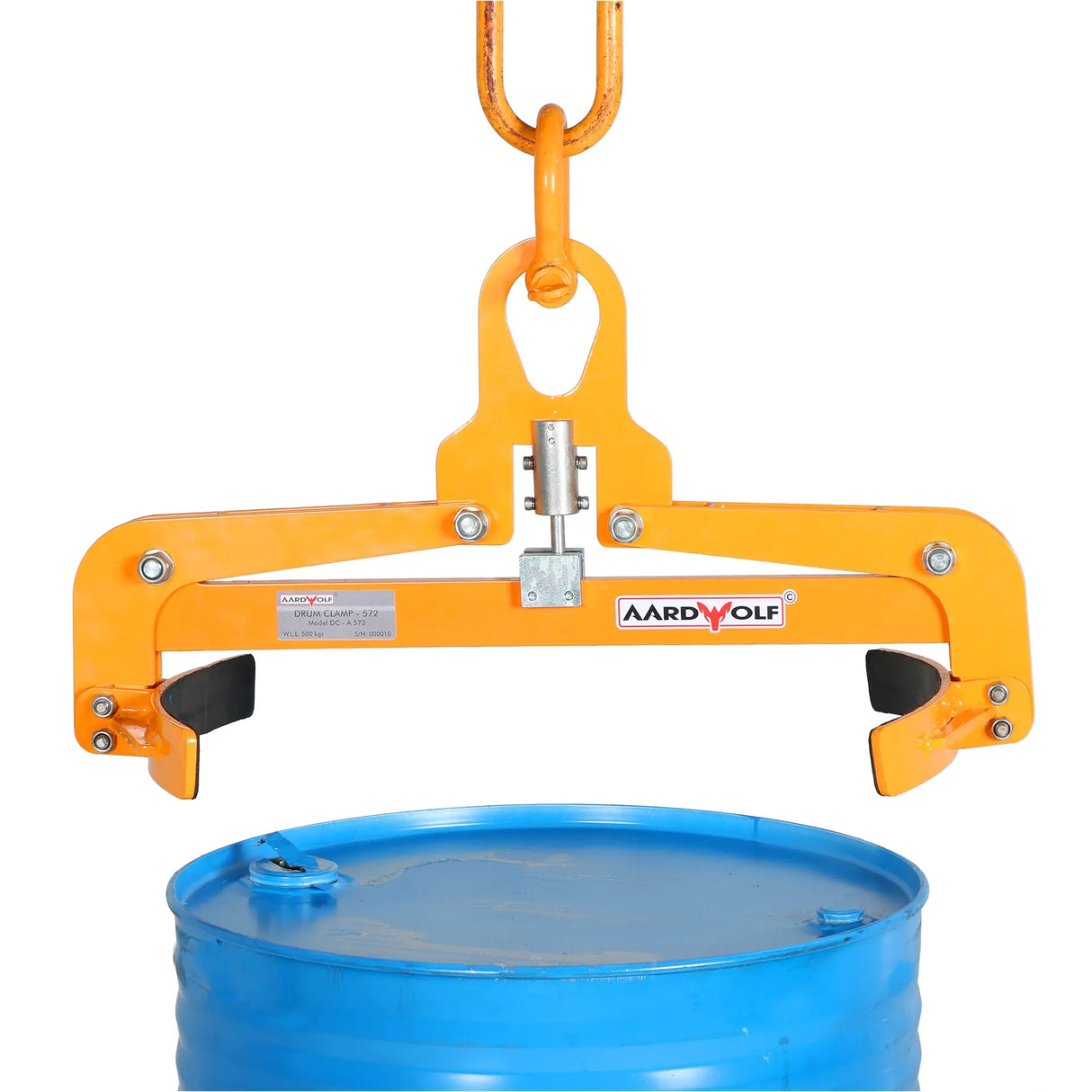 Aardwolf Industries Aardwolf ADC-572 Drum Clamp - in use