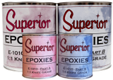 Superior E-1000 Flowing Epoxy � product label