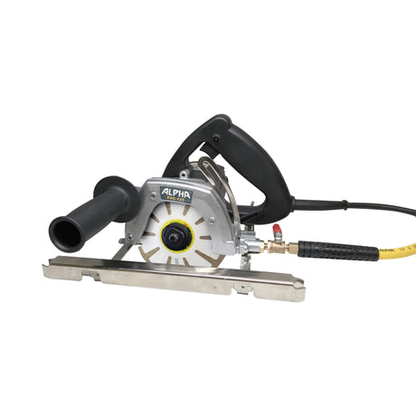 Alpha ESC-125/ESC-225 Electric Wet/Dry Stone Cutters - in use