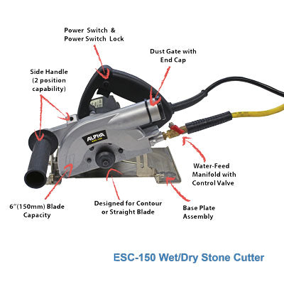 Alpha Eclipse II High Performance Dry Blade for Stone