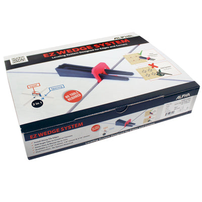 EZ Wedge Leveling System Designed for Edges and Corners