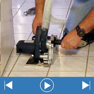 Dry Porcelain Paver Tile Cutting System