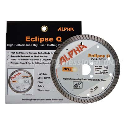 Elite Q Turbo Rim Wet/Dry Cutting Blade for Eng. Stone, Granite & Q...