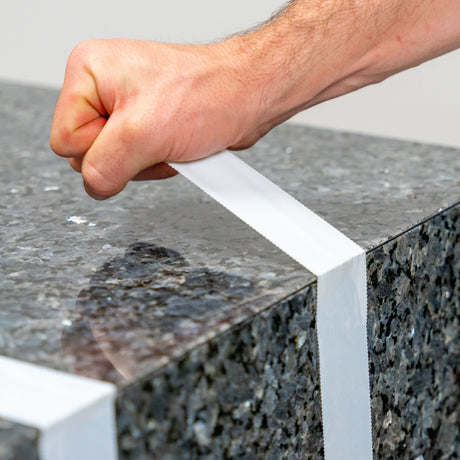 Omni Cubed Kung Fu Tape  Residue-Free Polyethylene Tape for Stone and Glass - side view