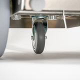 Omni Cubed EZ Glide Glass Dolly  750 lb Precision Glass Transport Dolly - close-up detail