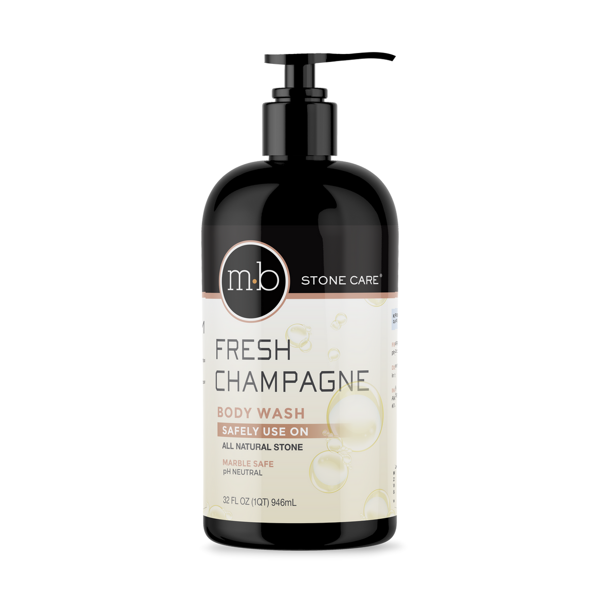 MB Stone Care Fresh Champagne Marble Safe Body Wash