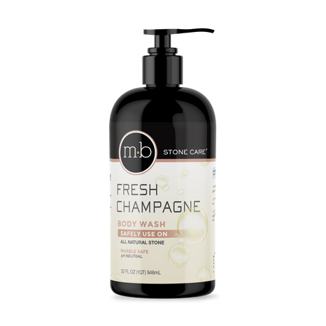 MB Stone Care Fresh Champagne Marble Safe Body Wash