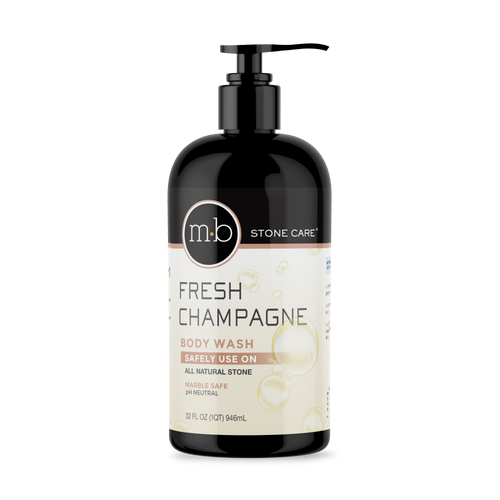 MB Stone Care Fresh Champagne Marble Safe Body Wash