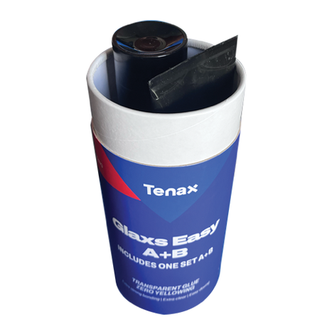 Tenax Glaxs Easy Tube Epoxy Adhesive for Granite and Marble - dimensions