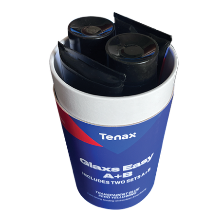 Tenax Glaxs Easy Tube Epoxy Adhesive for Granite and Marble - Double A+B Kit (1200 grams)
