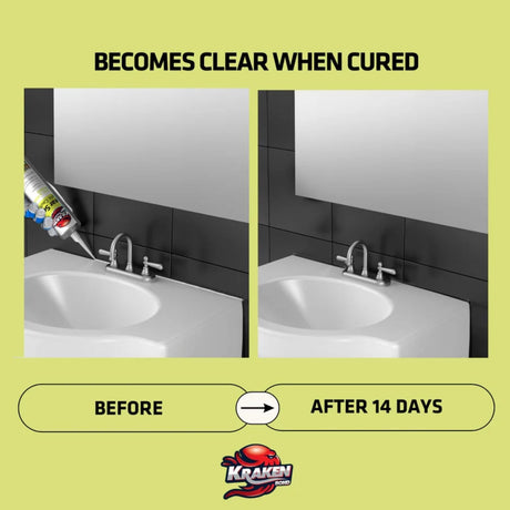 Kraken Bond Clear Seal Acrylic Caulk - Clear - additional view