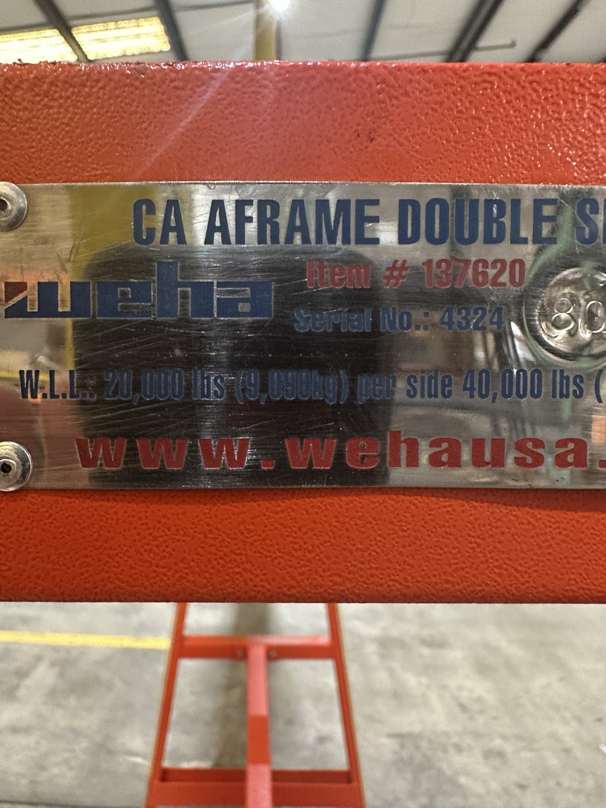 Weha A Frame Double Sided 20k for Stone Fabrication