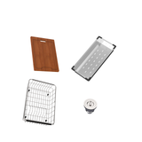 Royal Sink Workstation Series - Premium Stainless Steel Kitchen Sink, Integrated Cutting Board, Drying Rack & Accessories for Ultimate Kitchen Efficiency