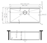 Royal Sink Workstation Series - Premium Stainless Steel Kitchen Sink, Integrated Cutting Board, Drying Rack & Accessories for Ultimate Kitchen Efficiency