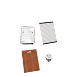 Royal Sink Workstation Series - Premium Stainless Steel Kitchen Sink, Integrated Cutting Board, Drying Rack & Accessories for Ultimate Kitchen Efficiency