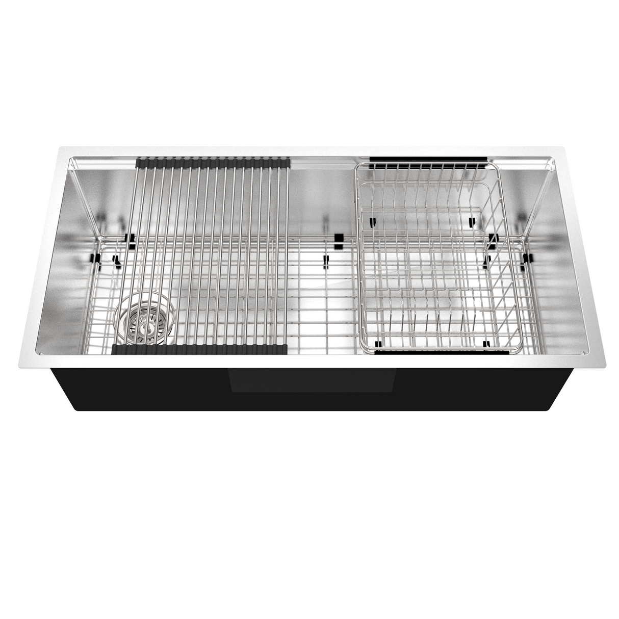 Royal Sink Workstation Series - Premium Stainless Steel Kitchen Sink, Integrated Cutting Board, Drying Rack & Accessories for Ultimate Kitchen Efficiency