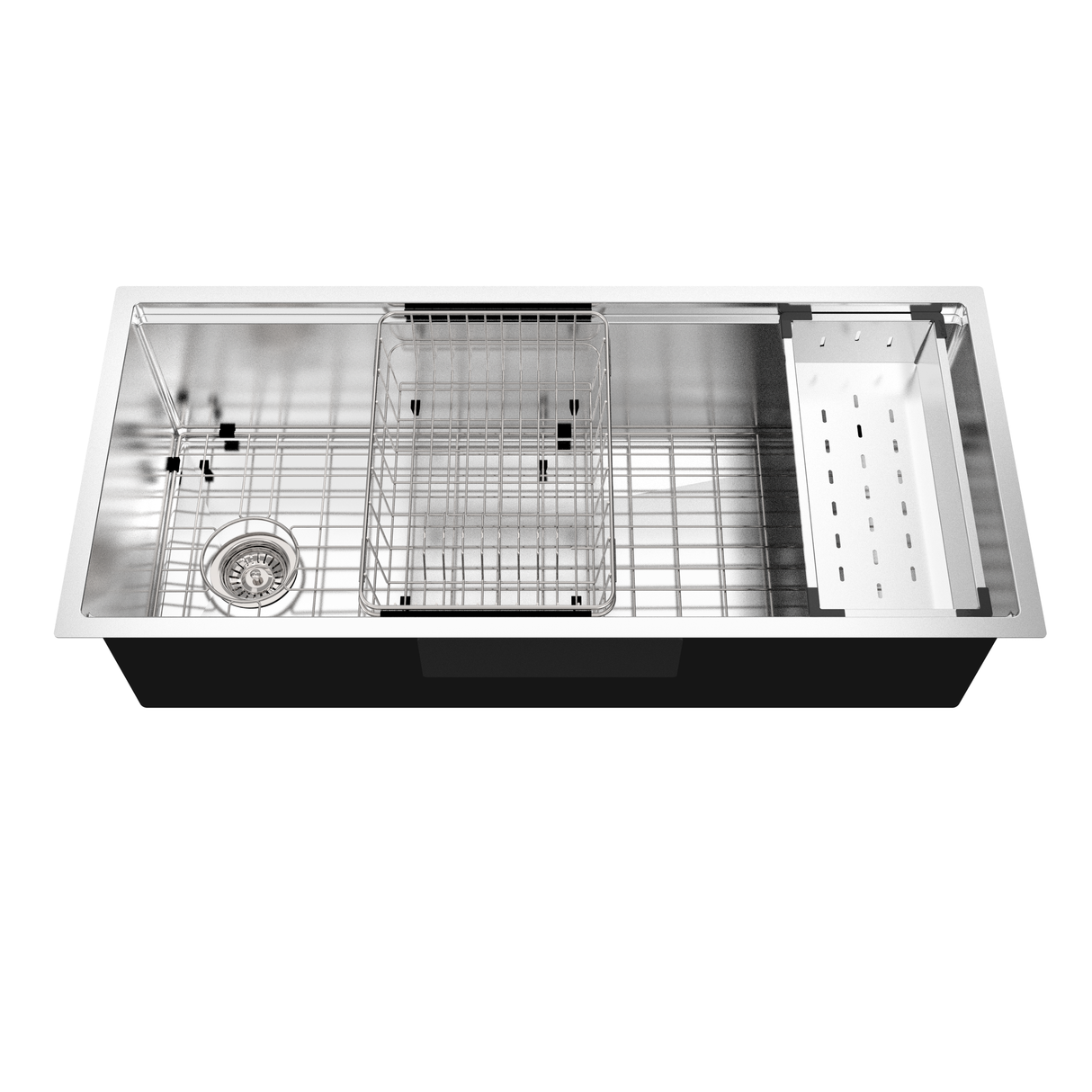 Royal Sink Workstation Series - Premium Stainless Steel Kitchen Sink, Integrated Cutting Board, Drying Rack & Accessories for Ultimate Kitchen Efficiency