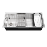 Royal Sink Workstation Series - Premium Stainless Steel Kitchen Sink, Integrated Cutting Board, Drying Rack & Accessories for Ultimate Kitchen Efficiency