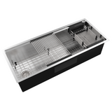 Royal Sink Workstation Series - Premium Stainless Steel Kitchen Sink, Integrated Cutting Board, Drying Rack & Accessories for Ultimate Kitchen Efficiency