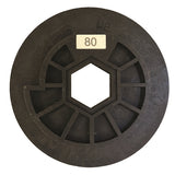 Tenax 5 Auto Edge Inline Polishing Wheel  Snail Lock Connection - side view