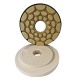 Tenax 5 Auto Edge Inline Polishing Wheel  Hook and Loop Connection - in use