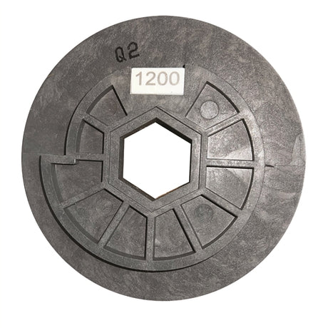 Tenax 5 Auto Edge Inline Polishing Wheel  Snail Lock Connection - additional view