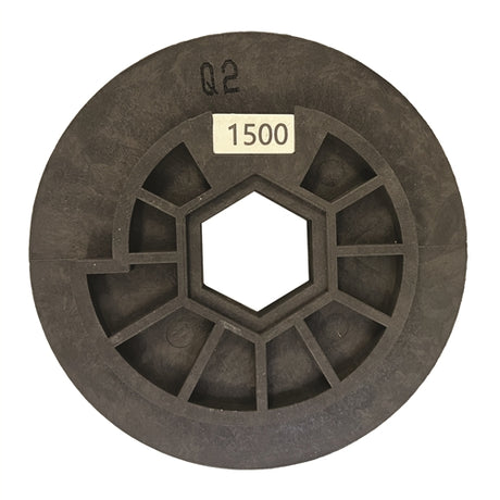 Tenax 5 Auto Edge Inline Polishing Wheel  Snail Lock Connection - additional view