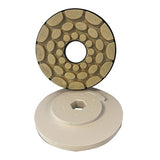 Tenax 6 Auto Edge Inline Polishing Wheel  Hook and Loop Connection - in use