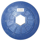 Tenax Tenax 5" Snail Lock Automated Edge Full Bullnose Polishing Wheel