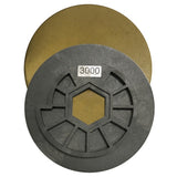 Tenax Tenax 5" Snail Lock Automated Edge Full Bullnose Polishing Wheel