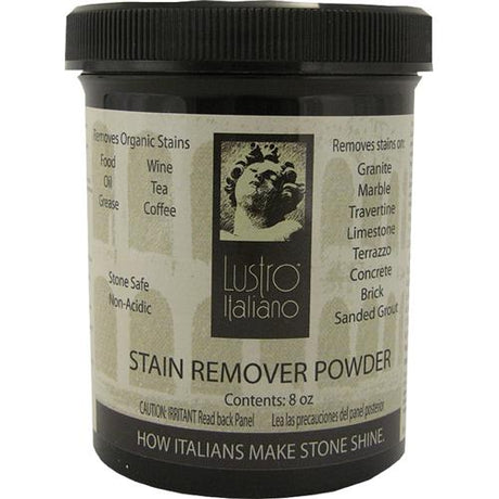 Tenax Lustro Italiano Stain Remover Poultice Powder 8 Oz