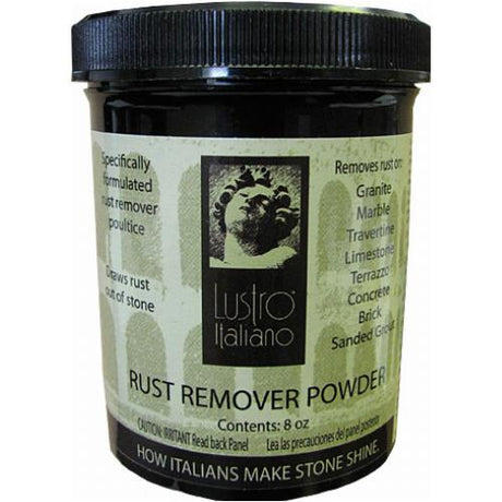 Tenax Lustro Italiano Rust Remover 8 Oz for Natural Stone Surfaces - side view
