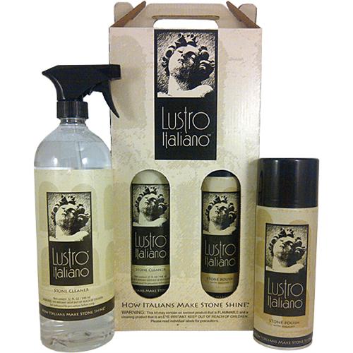 Tenax Lustro Italiano Stone Care Kit  Professional Stone Care - side view