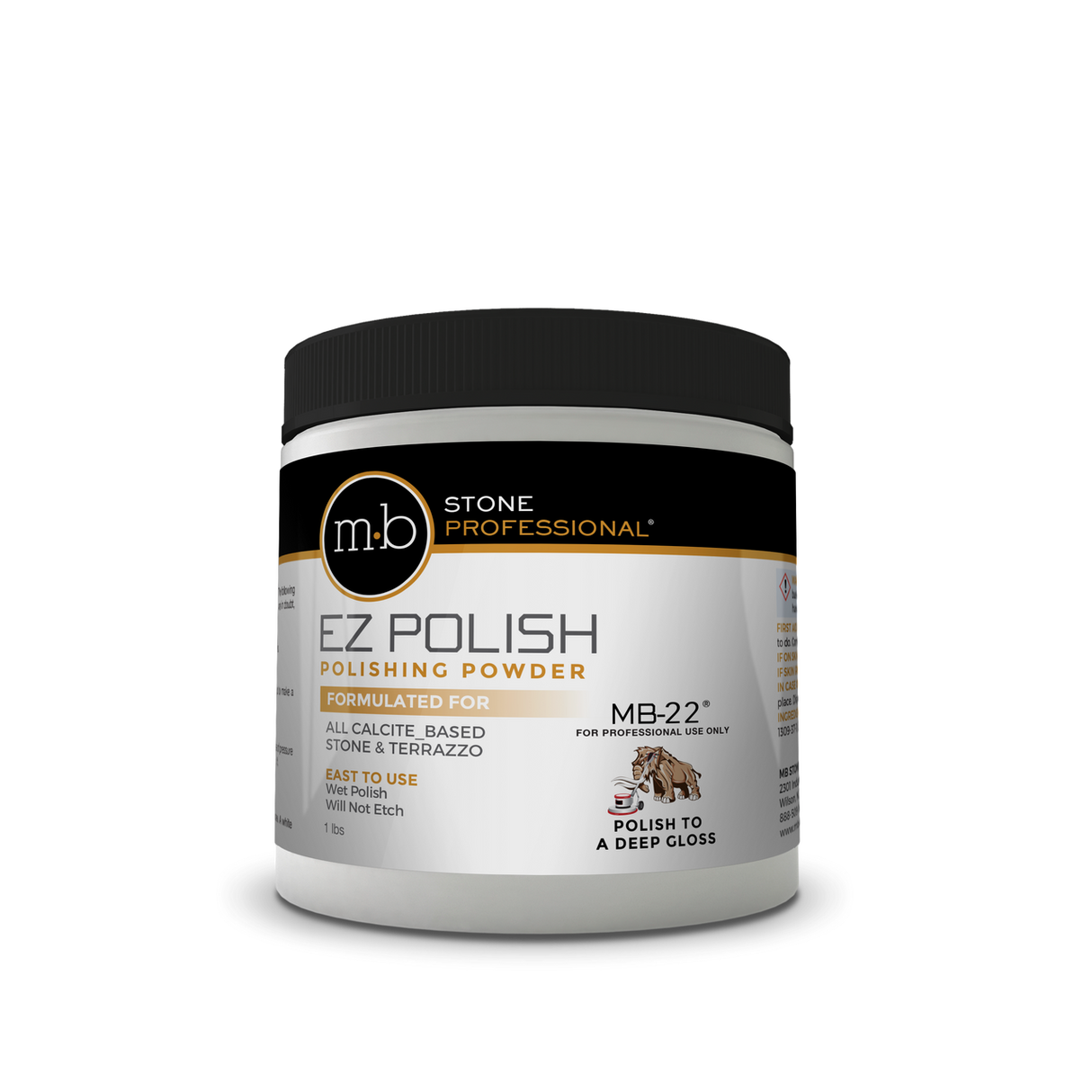 MB Stone Care MB-22® E-Z Terrazzo Polishing Powder
