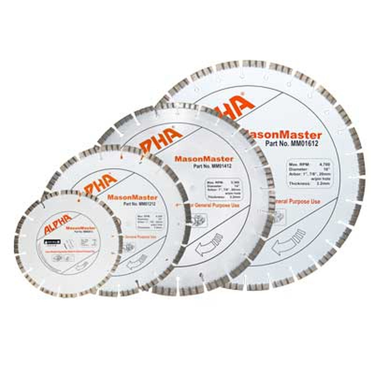 Alpha MasonMaster Concrete Blade