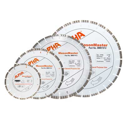 Alpha MasonMaster Bridge Saw Blades