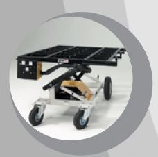 Achilli SC500 PC Tilting Slab Transport Cart. 77 x 48 Table. Weight Capacity 1102 lbs - dimensions