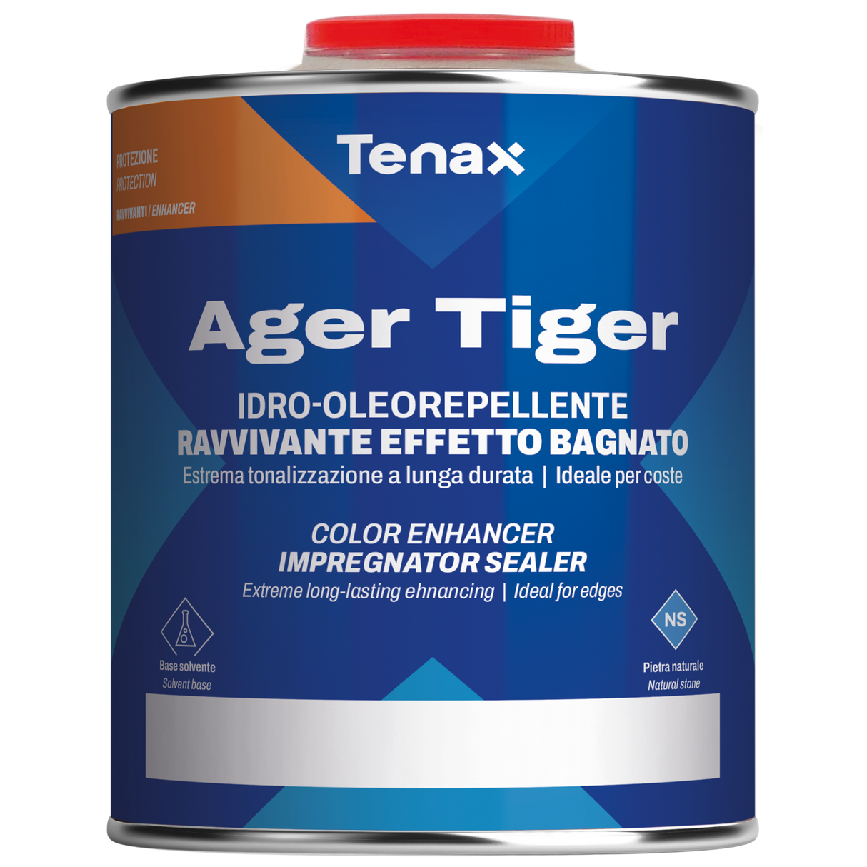 Tenax Ager Tiger 1qt. (1l) Exotic Stone Enhancer & Sealer For Granite – Color Enriching, Stain Protection