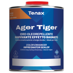 Tenax Ager Tiger 1qt. (1l) Exotic Stone Enhancer & Sealer For Granite – Color Enriching, Stain Protection