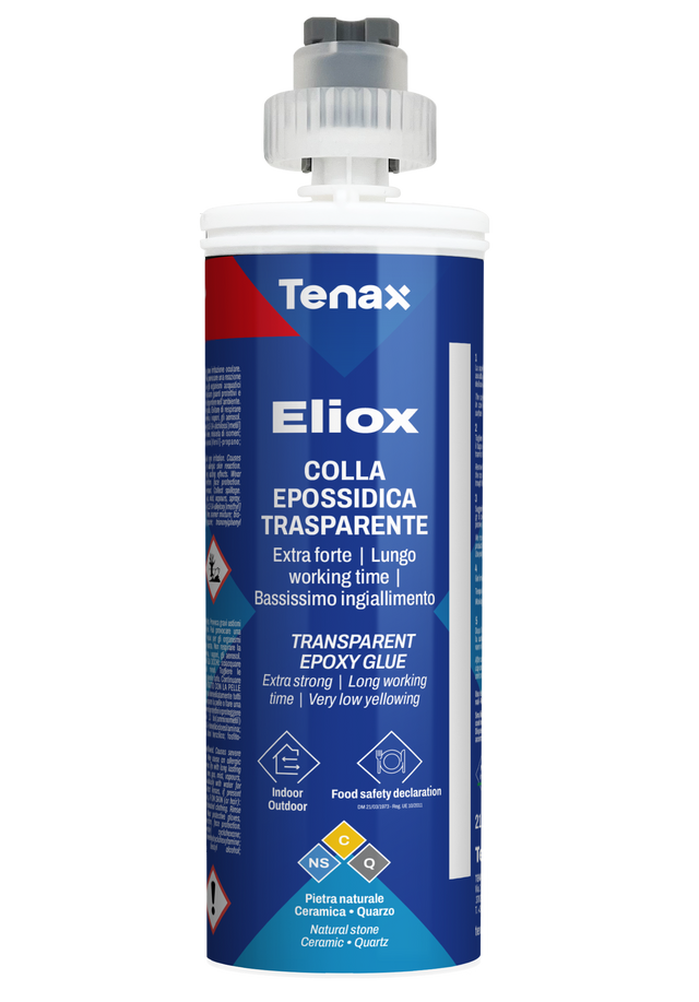 Tenax Eliox Extra Clear Epoxy Mastic Kit (A + B) — 2.25 kg