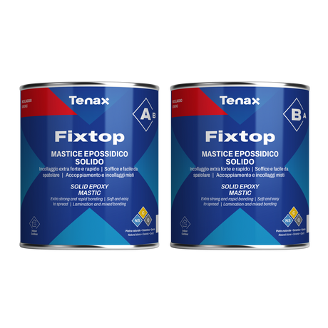 Tenax Fixtop and Fixdeck Epoxy Parts for Stone and Porcelain Bonding
