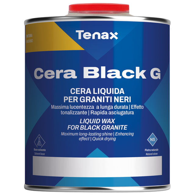 Tenax Cera Black G Liquid Wax for Black Granite