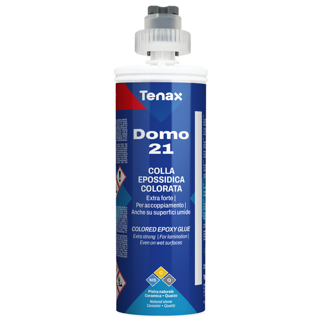 Tenax Domo 21 White Bi-Component Epoxy Cartridge — 215 ml