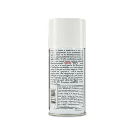 NCF Stone aerosol accelerator for CA glue, 6oz, NCFS-6 - side view