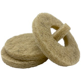 7 3/4" Natural Blend Tan Fiber Pad (Pack of 3)